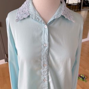 Baby Blue Blouse 🦚